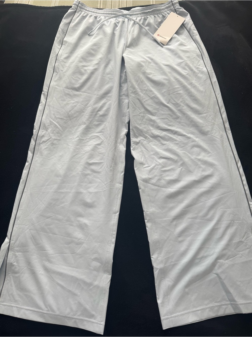 NWT Lululemon Athletica Sky Light Blue Wide-Leg Drawstring Pants